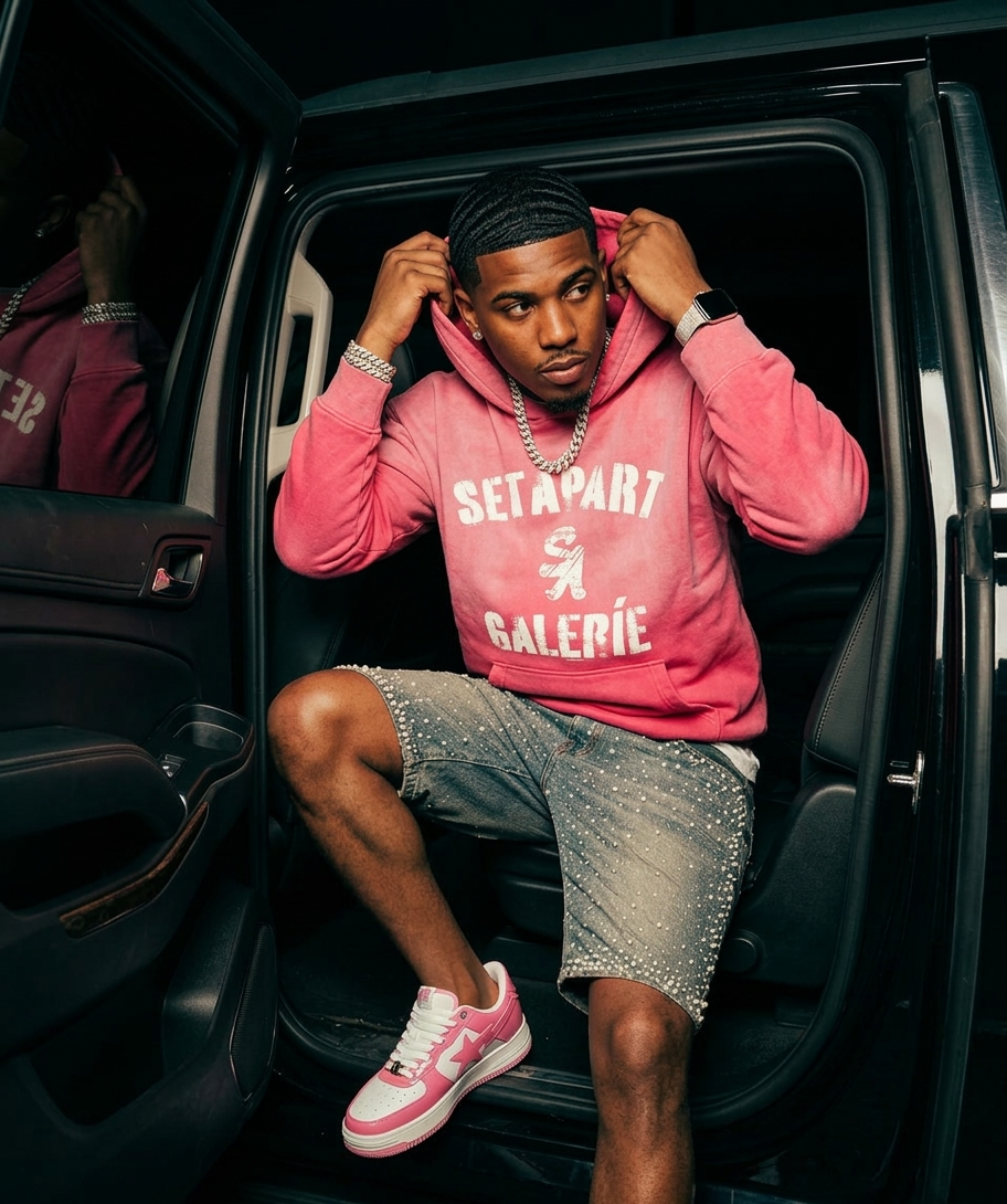 PINK SA GALERÍE OVERSIZED HOODIE