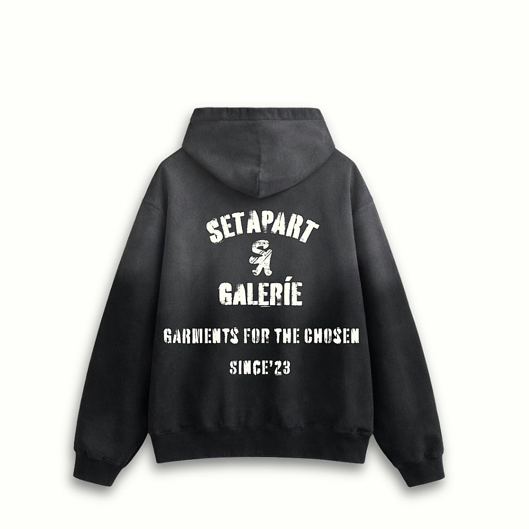 BLACK SA GALERÍE OVERSIZED HOODIE
