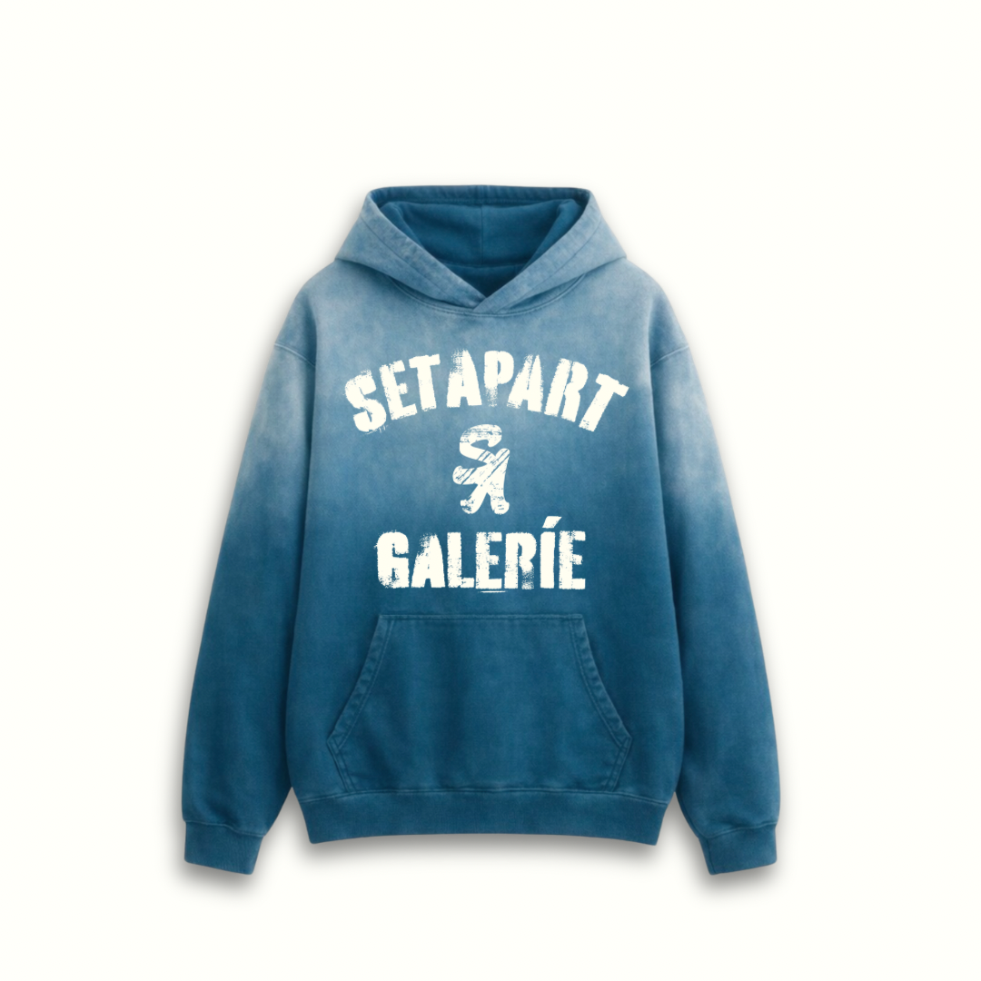 BLUE SA GALERÍE OVERSIZED HOODIE