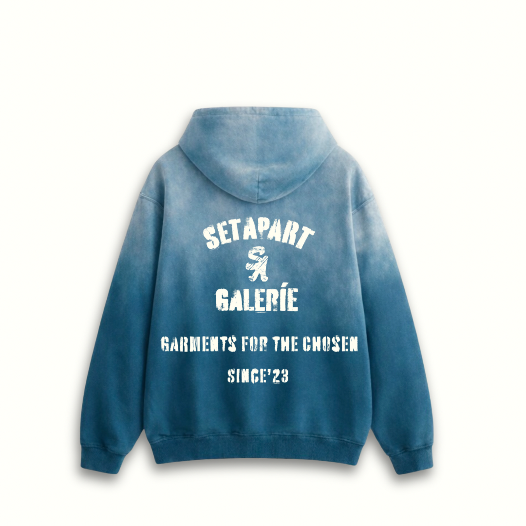 BLUE SA GALERÍE OVERSIZED HOODIE